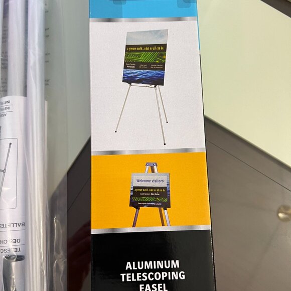 Quartet Brand 34"to64" 25lb Capacity Aluminum Lightweight Easel! - Picture 4 of 7